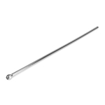 20" Faucet Riser, 3/8" OD, 1-Piece w/ Insert, Chrome Plated