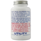 Soldering Flux Paste w/ Brush Cap, 1/2 lb Utility