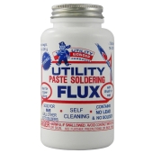 Soldering Flux Paste w/ Brush Cap, 1/2 lb Utility