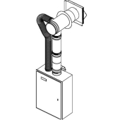 Z-Vent Concentric Vent Kit w/ 3" Fresh Air Intake and 4" Exhaust Z-Flex