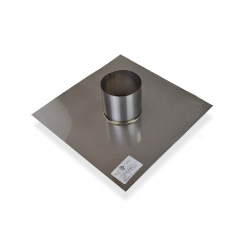 4" Z-Vent Flat Roof/Chimney Flashing Z-Flex