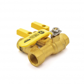 3/4" NPT Threaded Purge & Fill Ball Valve w/ Hose Drains Webstone Valves