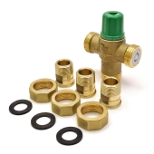 3/4" Union Threaded Mixing Valve (Lead-Free), 85-175F Taco