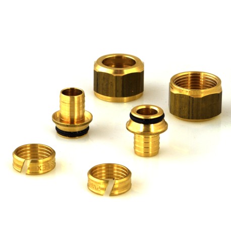 5/8" PEX (or PEX-AL-PEX) Radiator Compression Fittings (pair) Beacon Morris