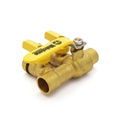 3/4" Sweat (Solder) Purge & Fill Ball Valve w/ Hose Drains Webstone Valves