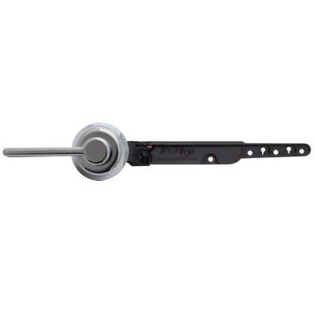 Korky StrongArm Universal Adjustable Toilet Tank Lever, Chrome Korky