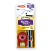 Korky QuietFill Universal Toilet Fill Valve & 2" Flapper Set Korky