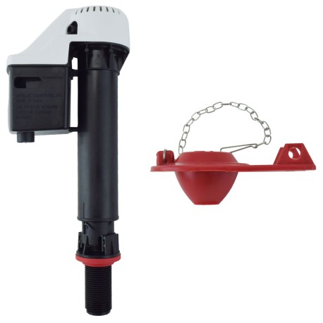 Korky QuietFill Universal Toilet Fill Valve & 2" Flapper Set Korky