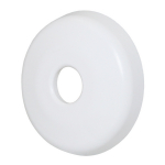 1/2" CTS White Plastic Escutcheons for 1/2" PEX, Copper (25/bag) 