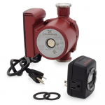 UP15-29SUC/TLC Stainless Steel Circulator Pump w/ IFC, Timer & Line Cord, 1-1/4" Union, 1/8 HP, 115V