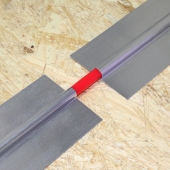 4ft long x 4" wide, 1/2" PEX Aluminum Heat Transfer Plates (50/box), Omega-Shaped, Made in the USA Everhot
