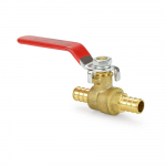 1/2" PEX Brass Ball Valve, Full Port