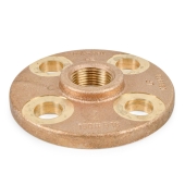 3/4" FPT Brass Floor Flange, Lead-Free Matco-Norca